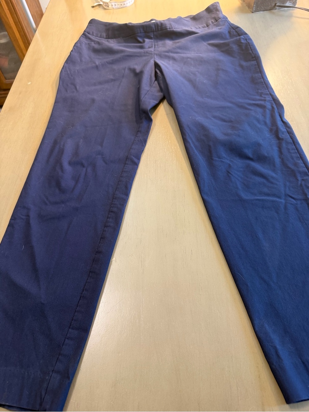 Charter Club Navy Stretch Chinos